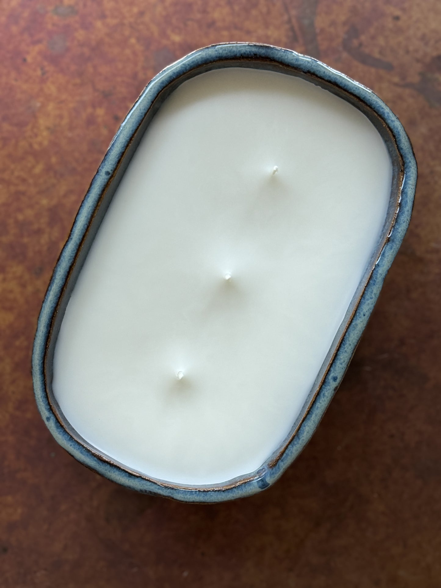Pottery Bowl 3-wick Candle