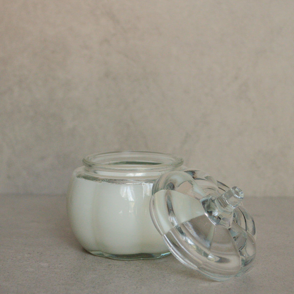 Clear Pumpkin Jar | 5oz Candle