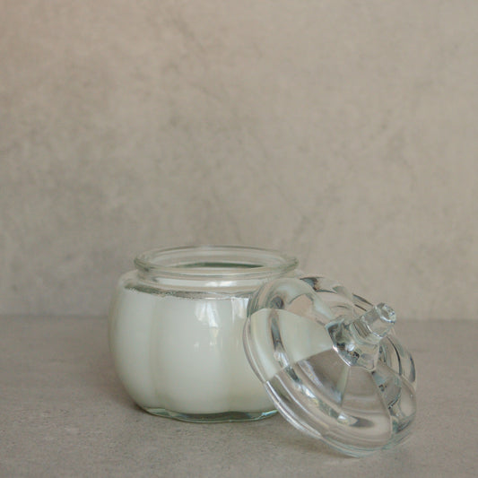Clear Pumpkin Jar | 5oz Candle