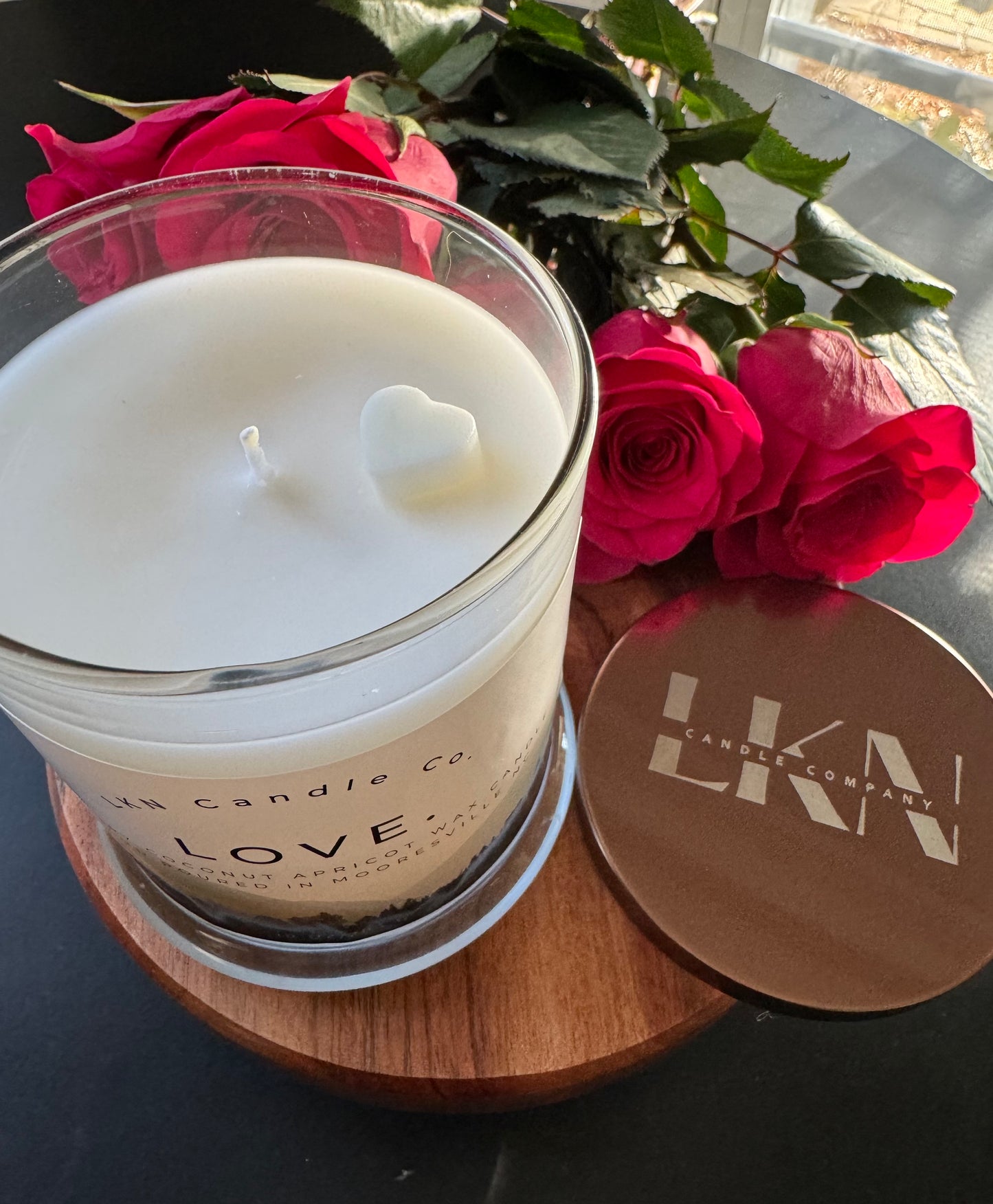 "Love." 10 oz Candle