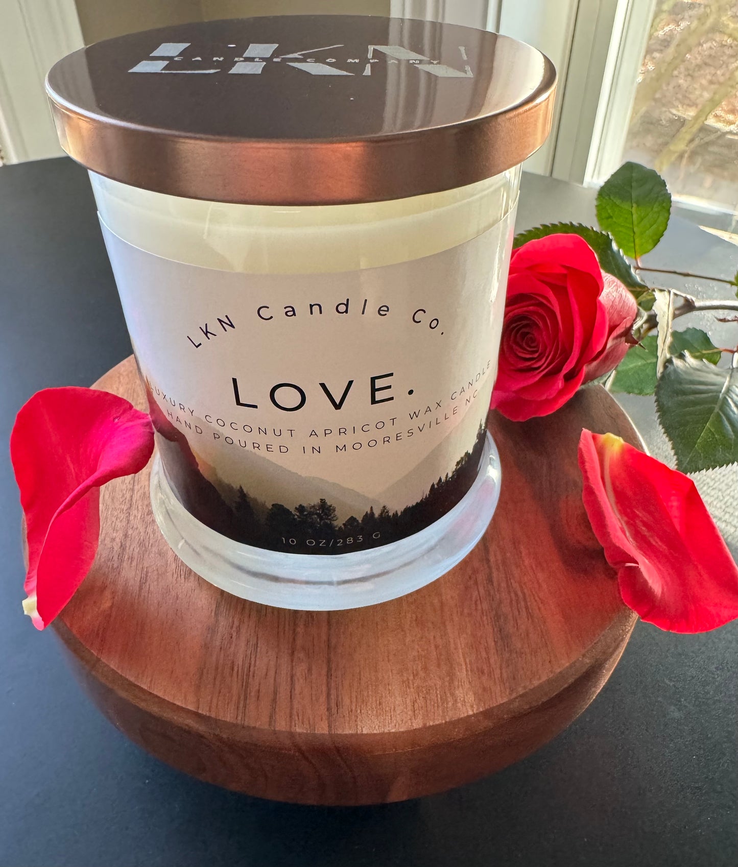 "Love." 10 oz Candle