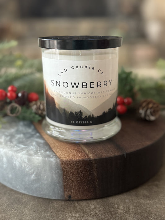 Snowberry 10oz Candle